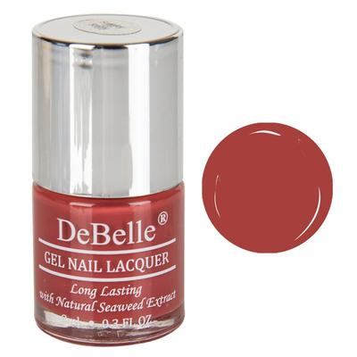 DeBelle Gel Nail Lacquer Scarlet Ruby Pastel Burgundy Nail Polish 8 ml - Nail Polish