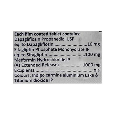 JANKEY DM 1000 Tablet 10's - Diabetes-Ant