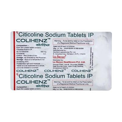 Colihenz 500mg Tablet 10'S - Alzheimer-Neu