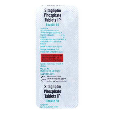 SITABITE 50 Tablet 10's - Diabetes-Ant