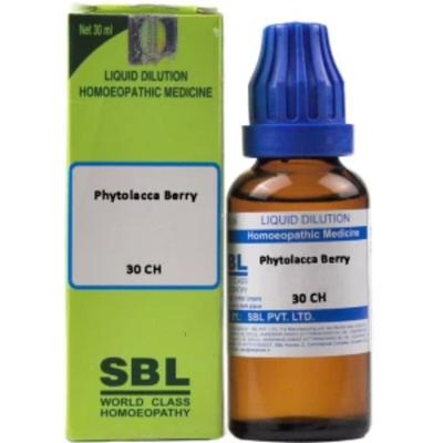 SBL Phytolacca Berry 30C Liquid 30 ml - Dilutions
