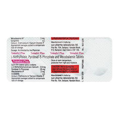 Tetrafol Plus Tablet 10'S - Iron Supplement/Anaemia-Vma