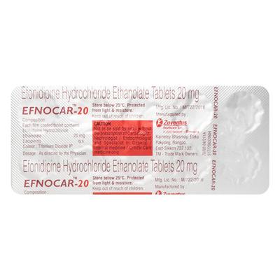 Efnocar 20mg Tablet 10'S - Hypertension-Cal