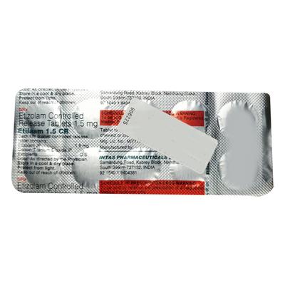 ETILAAM 1.5 CR Tablet 10's - Hypnosis-Hyp