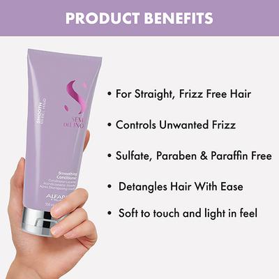 Alfaparf Milano Smoothing Low CONDITIONER - Dry, Frizzy Hair, Smooth, Shiny, Rebel Hair 250 ml - Conditioners