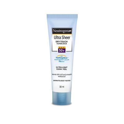 Neutrogena Us Sunblock SPF50 Ultra Sheer Dry Touch Sunblock Clean Fell 30 gm - Body Sunscreen