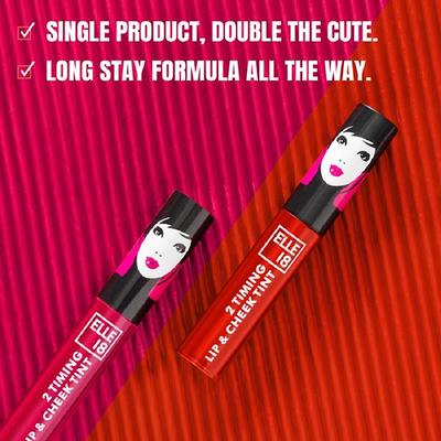 Elle18 2 Timing Lip and Cheek Tint Candyfloss 4 ml - Liquid Lipsticks
