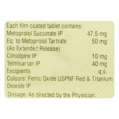 TELISTA MCL 50 Tablet 10's - Hypertension-Ana