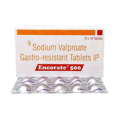 Encorate 500mg Tablet 10'S - Epilepsy/Convulsion-Ant