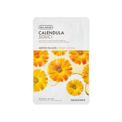 The Face Shop Real Nature Calendula Face Mask 20 Gm - Sheet Masks