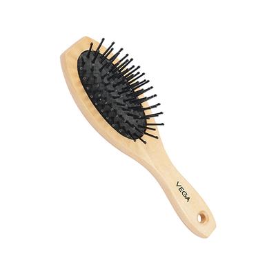 Vega Wooden Cushion Brush (E2 - Bb) - Hair Brushes