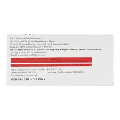 NEPTAZ 50 Tablet 14's - Heart Failure-Ang