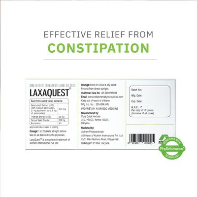 LAXAQUEST Tablet 10's - Constipation-Lax