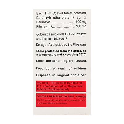 DANAVIR R 600 Tablet 60's - Viral infections-Ant