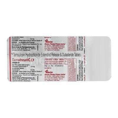 Tamstream D Tablet 10'S - Bladder And Prostate Disorders-Dru