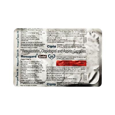 ROSUGARD GOLD 20 Capsule 10's - Blood Clot-Ant