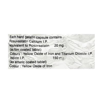 ROZUCOR ASP 20/150mg Capsule 10's - High Cholesterol-Dys
