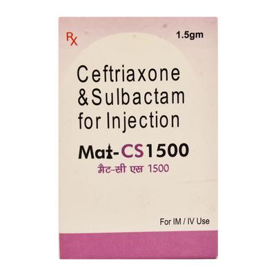 MAT CS 1.5gm Injection 10ml - Bacterial Infections-Cep