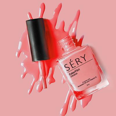 SERY Colorflirt Nail Paint- Friendly Flirt 10 gm - Nail Polish
