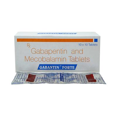 Gabantin Forte Tablet 10'S - Neuropathic Pain-Dru