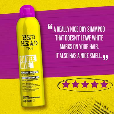 TIGI Bed Head Oh Bee Hive Volumizing Dry Shampoo Spray for Day 2 Hair 238 ml - Dry Shampoos & Conditioners