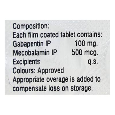 GABAPENT M Tablet 10's - Neuropathic Pain-Dru