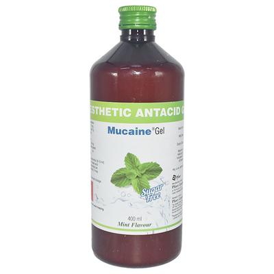 Mucaine Sugar Free Mint Flavour Gel 200ml - Ulcer/Reflux/Flatulence-Aaa