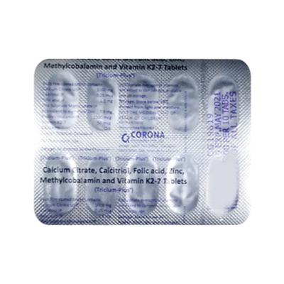 Tricium Plus Tablet 10'S - Supplements-Vam
