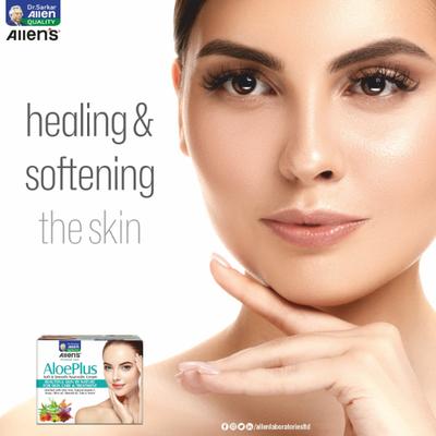 Allen Aloe Plus Soft & Smooth Cream 50 gm (Pack Of 4) 1's - Personal Care (Ayush)