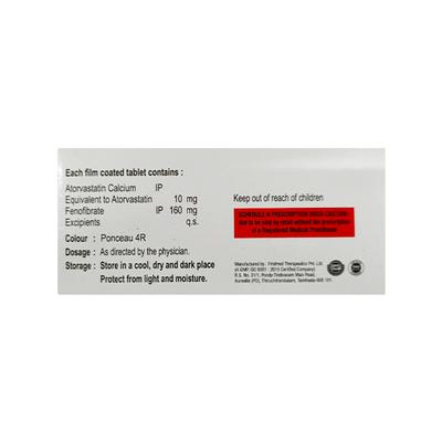 MARKTORVA F Tablet 10's - High Cholesterol-Dys