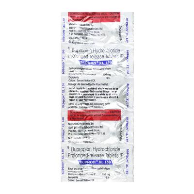 Bupron XL 150mg Tablet 10'S - Depression-Ant