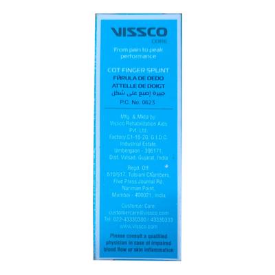 Vissco Core Cot Finger Splint (UN) (0623) 1's - Knee/Ankle/Leg/Foot Supports