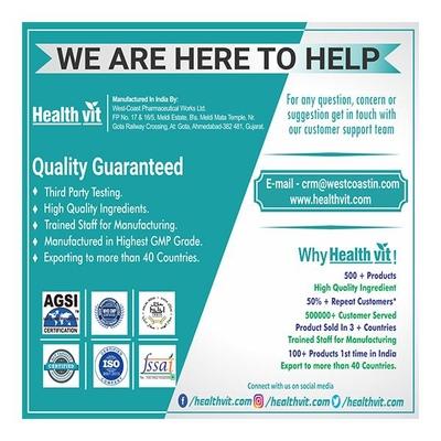 HealthVit Garlin 300 mg Capsule 60's - Herbal Dietary Supplement