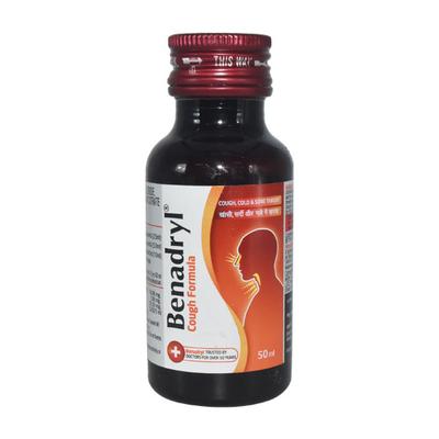 Benadryl Cough Formula Syrup 50ml - Cough And Cold-Cou