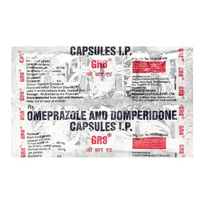 GR8 Capsule 10'S - Ulcer/Reflux/Flatulence-Aaa