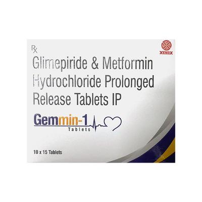GEMMIN 1 Tablet 15's - Diabetes-Ant