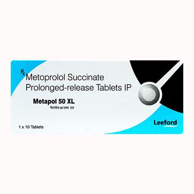 METAPOL XL 50mg Tablet 10's - Hypertension-Bet
