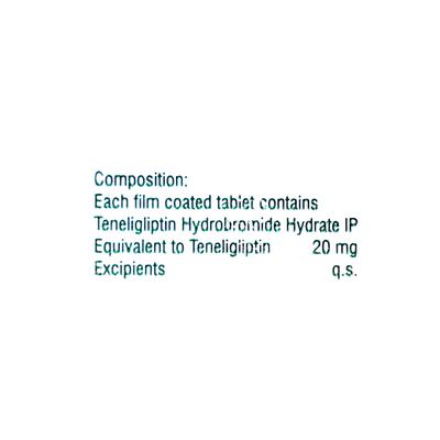 Tenebite 20mg Tablet 15'S - Diabetes-Ant