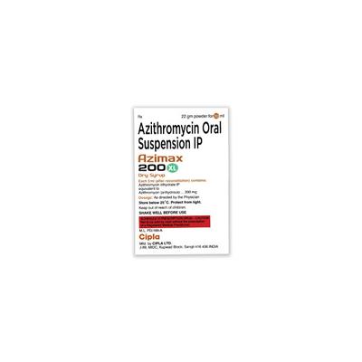 Azimax XL 200 Peppermint Flavour Dry Syrup 30ml - Bacterial Infections-Mac