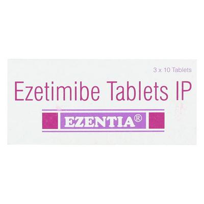 Ezentia 10mg Tablet 10'S - High Cholesterol-Dys