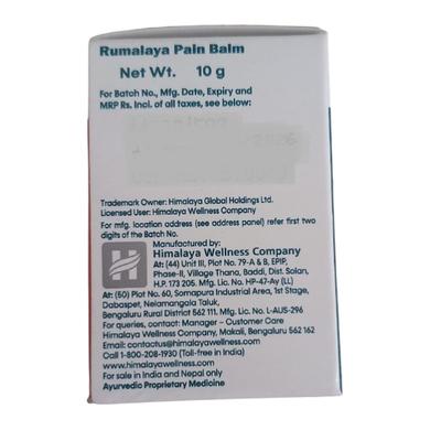 Himalaya Rumalaya Pain Balm Strong - Mint 10 g - Balm/Ointments