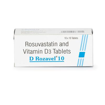 D Rozavel 10mg Tablet 10'S - High Cholesterol-Dys
