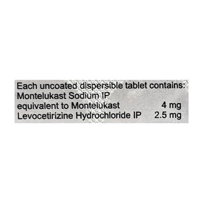 Montemac L Kid Tablet 10'S - Allergies-Ant