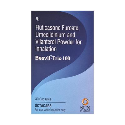 BESVIL TRIO 100 Capsule 30's - Asthma/COPD-Ast