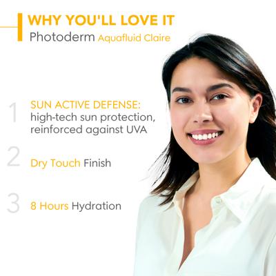 Bioderma Photoderm Fluide Max SPF 100 PA++++ Tinted Sunscreen for Sensitive Skin, In Vivo Tested 40 ml - Face Sunscreen