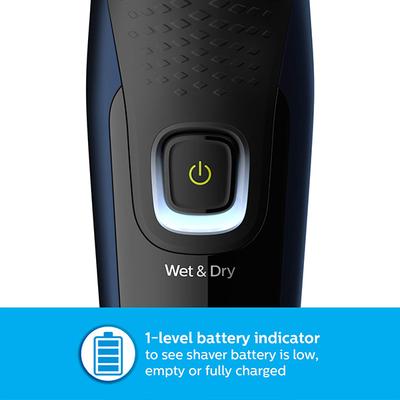 Philips Cordelss Electric Shaver 3D Pivot & Flex Heads, 27 Comfort Cut Blades (S1323/45) 1's - Shavers