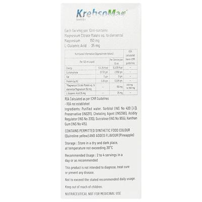 KREBSOMAG PINEAPPLE FLAVOUR Liquid 200ml - Supplements-Vam