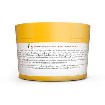 Mamaearth Ubtan Detan Face Pack with Turmeric & Saffron for Normal to Oily Skin 200 gm - Face Packs
