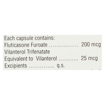VILOR F 200 Capsule 15's - Asthma/COPD-Ast