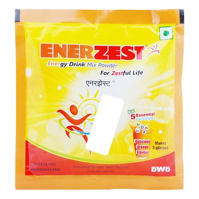 Enerzest Orange Flavour Powder 50gm - Supplements-Ele